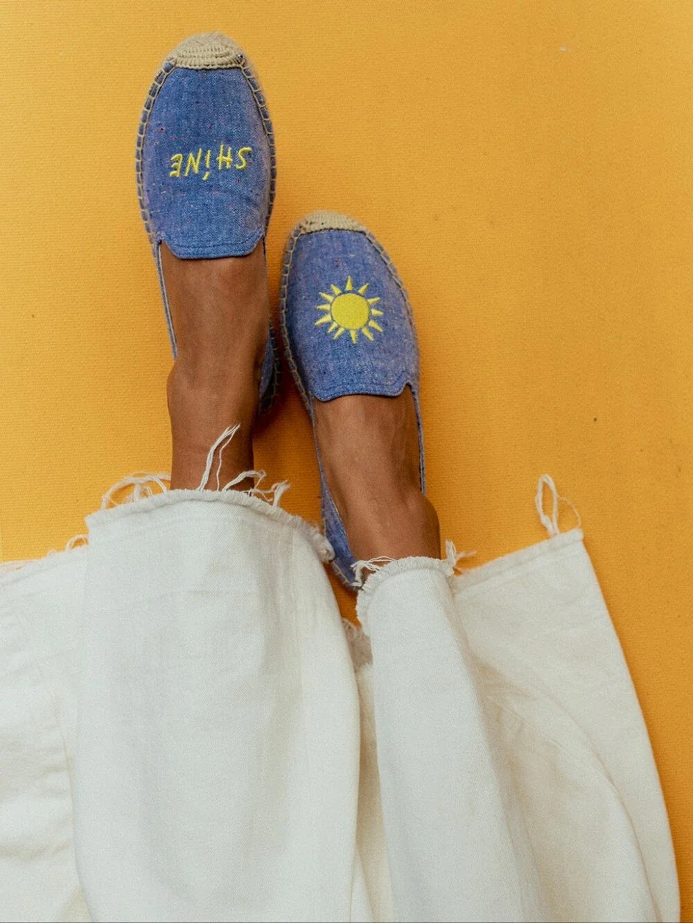 Soludos X Mary Matson Collab Limited Edition Sunshine Embroidery Espadrilles 6.5